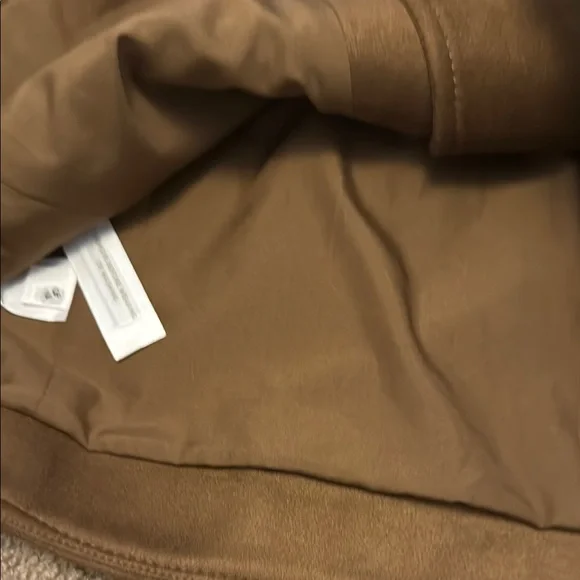 Women's Tan Moto Style Suede Jacket - Picture 5 of 7